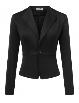Black Women Long Sleeve Single Button Solid Casual Work Office Blazer Jackets, Multicolor
Black Women Long Sleeve Single Button Solid Casual Work Office Blazer Jackets, Multicolor