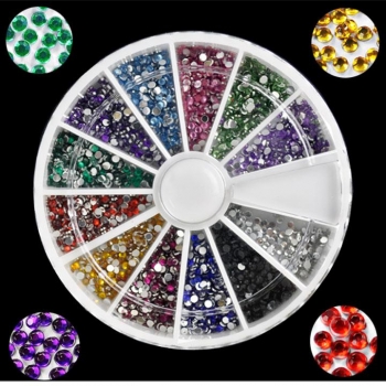 1.5MM 2000pcs 12 Colors Nail Art rhinestones Decoration For UV Gel Acrylic Systems
1.5MM 2000pcs 12 Colors Nail Art rhinestones Decoration For UV Gel Acrylic Systems