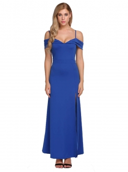 Blue Women Spaghetti Strap Solid Slit Bodycon Slim Pencil Wedding Party Dress, Multicolor
Blue Women Spaghetti Strap Solid Slit Bodycon Slim Pencil Wedding Party Dress, Multicolor
