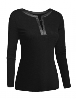 Black Women Notch Collar Long Sleeve Satin Cloth Patchwork Casual T-Shirts, Multicolor
Black Women Notch Collar Long Sleeve Satin Cloth Patchwork Casual T-Shirts, Multicolor