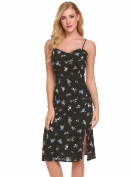Black Women Casual Adjustable Spaghetti Straps Prints Split Hem Back Zipper Going Out Dress, Multicolor
Black Women Casual Adjustable Spaghetti Straps Prints Split Hem Back Zipper Going Out Dress, Multicolor
