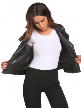 Black Women Casual Stand Collar Long Sleeve Button Zipper Pocket Regular Fit Jacket Outwear, Multicolor
Black Women Casual Stand Collar Long Sleeve Button Zipper Pocket Regular Fit Jacket Outwear, Multicolor