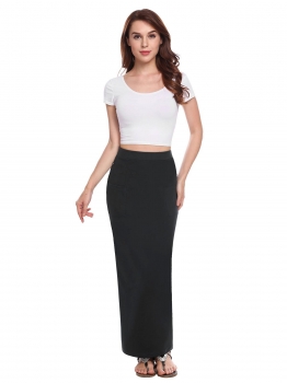 Black Women Fashion Pull-On Strench High Elastic Waist Solid Pencil Slim Skirt, Multicolor
Black Women Fashion Pull-On Strench High Elastic Waist Solid Pencil Slim Skirt, Multicolor