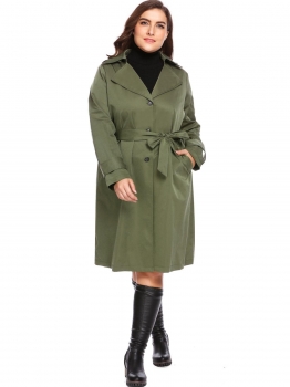 Army green New Women Casual Hooded Long Sleeve Solid Single Breasted Trench Coat, Multicolor
Army green New Women Casual Hooded Long Sleeve Solid Single Breasted Trench Coat, Multicolor