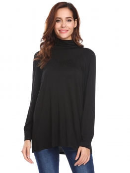 Black Women Casual Turtle Neck Long Sleeve Solid A-Line Regular Fit Sexy Blouse Casual Tops, Multicolor
Black Women Casual Turtle Neck Long Sleeve Solid A-Line Regular Fit Sexy Blouse Casual Tops, Multicolor