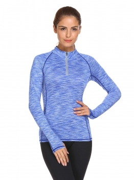 Blue Long Sleeve Under Armour Fitness Contrast Color Stitching T-Shirt, Multicolor
Blue Long Sleeve Under Armour Fitness Contrast Color Stitching T-Shirt, Multicolor