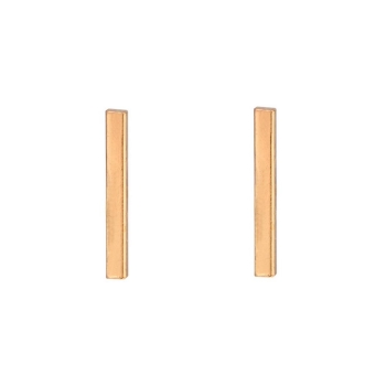 T-shape Alloy Ear Stud Earrings, Multicolor