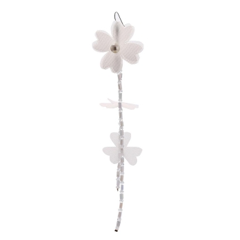 Women Clover Beaded Crystal Handmade Ear Stud Drop Dangle Earring Fashion Jewelry, White
Women Clover Beaded Crystal Handmade Ear Stud Drop Dangle Earring Fashion Jewelry, White