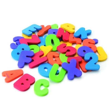 

Baby Bath Kids Alphanumeric Letter Puzzle Early Educational Bath Funny Toys, Colorful