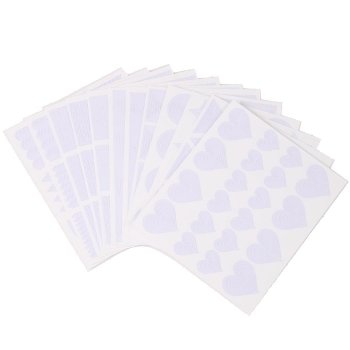 

12 Sheet Nail Art French Tips Design Guide Hollow Sticker 3D Stencil Template