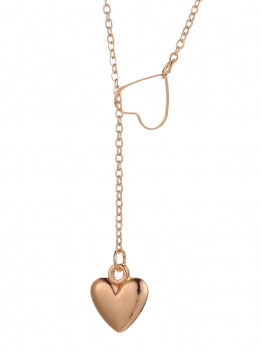 

Women Charm Fashion Jewelry Sweet Heart Shape Pendant Necklace, Multicolor