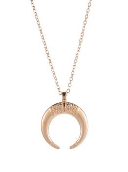 

Jewelry Moon Shape Pendant Necklace, Multicolor