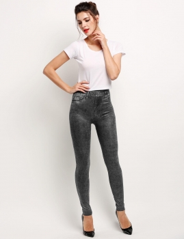

Women Casual Solid High Stretchy Skinny Pants Leggings, Multicolor
