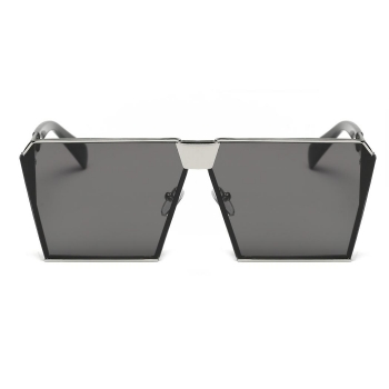 

Stylish Bold Frame Metal Arm Square Lens Street Sunglasses, Multicolor