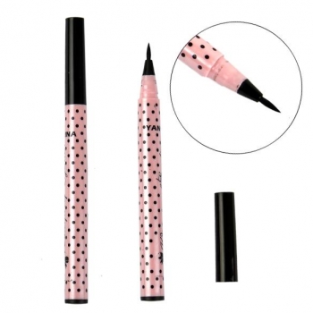 

1 PCS Smooth Liquid Cosmetic Black Eyeliner Pink Casing Eye Liner