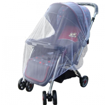 

Infants Baby Stroller Pushchair Mosquito Insect Net Safe Mesh White Buggy Cover