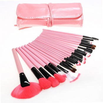 

24PCS Cosmetic Makeup Brush Set Toiletry Kit