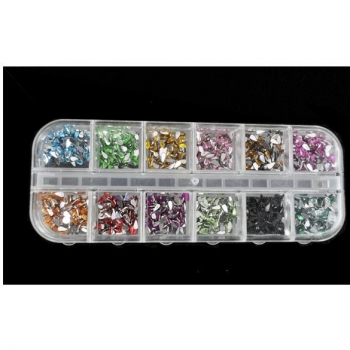

Mix Color Teardrop Nail Art Rhinestones Deco Glitters Gems, Multicolor
