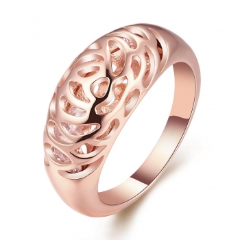 

Wholesale High Quality Nickle Free Antiallergic New Fashion Jewelry K Gold Plated Ring, Multicolor