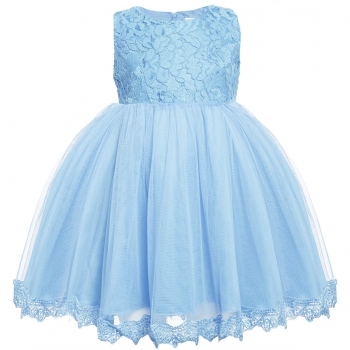 

Blue Arshiner Little Girls Cute Sleeveless Mesh Lace Wedding Party Tutu Bubble Dresses, Multicolor