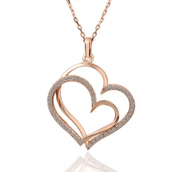 

Nickle Antiallergic Love Heart Pendant Necklace for Women