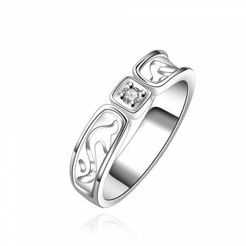 

Fashion Silver Plated New Design Finger Ring for Lady, Multicolor