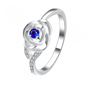 

B R018-A 925 Silver plated for women jewelry accessories nickle free Fashion Rings, Multicolor
