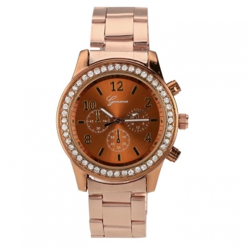 

Coffee Unisex Dial Stainless Steel Sports Quartz Wrist watch, Multicolor