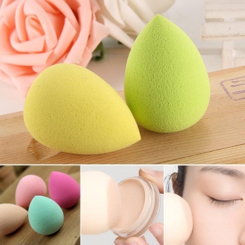 

Lovely Cute Waterdrop Beauty Soft Sponge Egg Cleaner Face Power