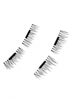 

2 Pairs 3D Reusable Magnetic False Eyelashes, Black