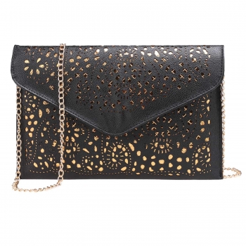

Vintage Hollow Out Floral Envelope Shape Cross Body Bag, Multicolor