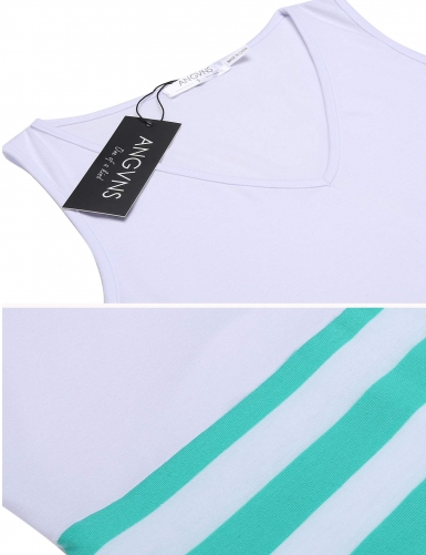 white robe mi-longue sans manches en mousseline de soie à court