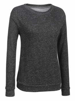 

Black O-Neck Long Sleeve Patchwork Pullover Casual Hoodies, Multicolor