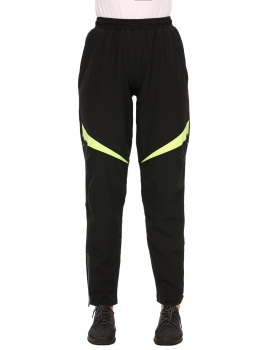 

Black Quick Drying Waterproof Mid Waist Drawstring Sports Pants, Multicolor