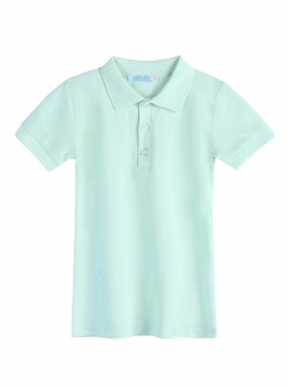 

Light blue Kids Boy Short Sleeve Solid Classic Polo Shirts, Multicolor