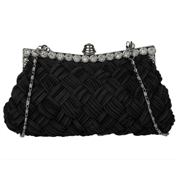 

1920s Style Shining Rhinestone Clutch Bag with Chain for Women, Multicolor
