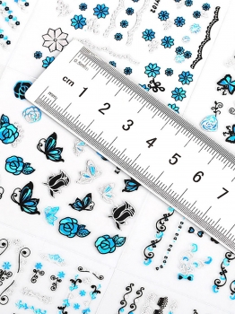 

Flower Animal Transfers Decal Decoration Nail Sticker