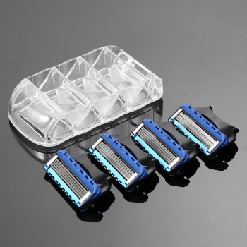 

5 Layered 4 Blades Razor Blades Shaver Replacement Heads Stainless Steel
