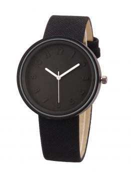 

Buckle Quartz Battery Faux Leather Watch, Multicolor