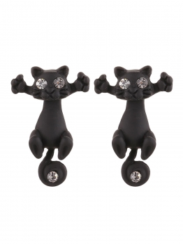 

Fashion Women Cute Animal Cat Pattern Stud Earring Jewelry Earrings, Multicolor