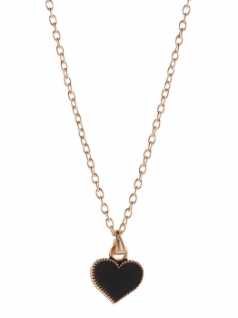 

Love Heart Butterfly Pendant Necklace Gold Color Fashion Jewelry, Multicolor