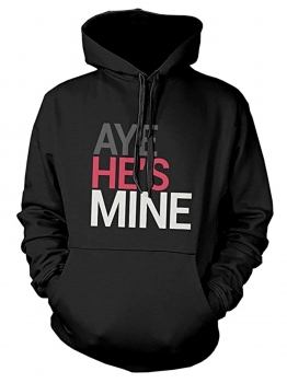 

Black 1 Women Men Unisex Fashion Loose Long Sleeve Letter Print Pullover Hoodie, Multicolor