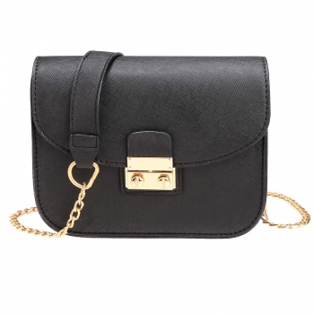 

Women Synthetic Leather Mini Chain Handbag Shoulder Bag, Multicolor