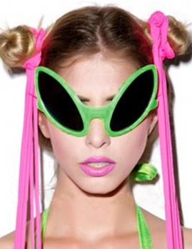 

Funny Alien Cosplay Novelty Sunglasses Party Halloween Costume Accessories