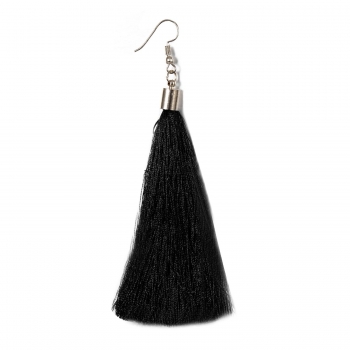 

Bohemian Style Long Tassel Dangle Hook Earrings, Multicolor