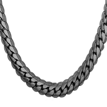 

Black Women Men Unisex Fashion Jewelry Vintage Punk Hip Hop Style Chain Necklace Gifts 35cm"45cm"55cm, Multicolor